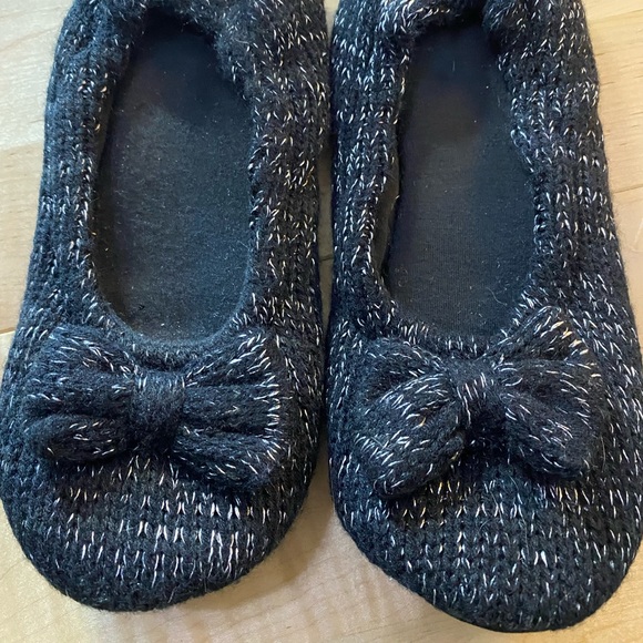 Knit Suede-soled Slippers - Picture 2 of 4